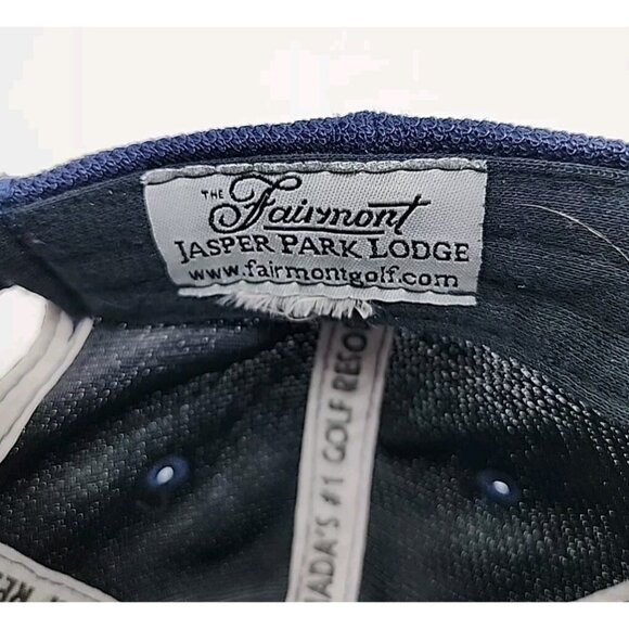 Jasper Park Lodge Golf Club Hat Adult Adjustable Navy Baseball Cap Alberta - Picture 8 of 9